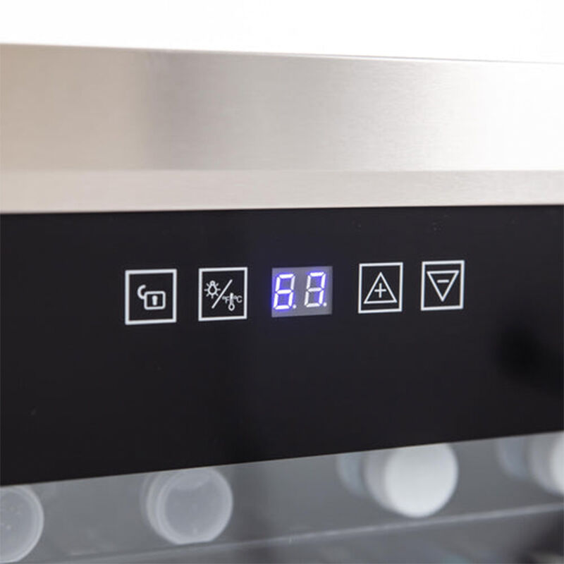 Avanti 19 in. 3.0 cu. ft. Freestanding Beverage Center with Adjustable Shelves & Digital Control - Stainless Steel, , hires