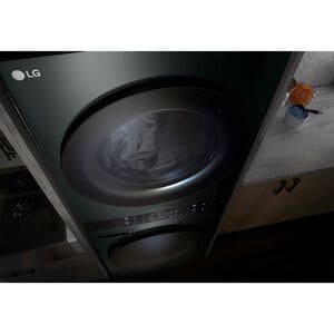 LG 27 in. WashTower with 4.5 cu. ft. Washer with 6 Wash Programs & 7.4 cu. ft. Electric Dryer with 6 Dryer Programs, Sensor Dry & Wrinkle Care - Nature Green, Nature Green, hires