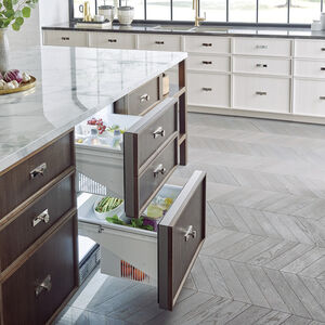 Monogram 24 in. 5 cu. ft. Double Refrigerator Drawers - Custom Panel Ready, , hires