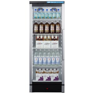 Summit Commercial 24 in. 9.9 cu. ft. Beverage Center with Adjustable Shelves & Digital Control - Stainless Steel, , hires