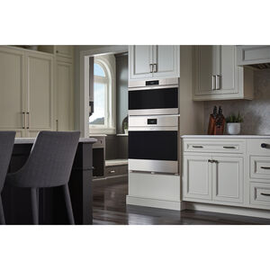 Wolf M Series 30 in. 2.4 cu. ft. Steam Electric Single Wall Oven with Dual Convection - Stainless Steel, , hires