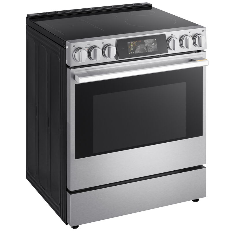 LG Signature 30 in. 6.3 cu. ft. Smart Air-Fry True European Convection Slide-in Electric Range with 4 Induction Burners & 1 Radiant Burner - PrintProof Stainless Steel, , hires