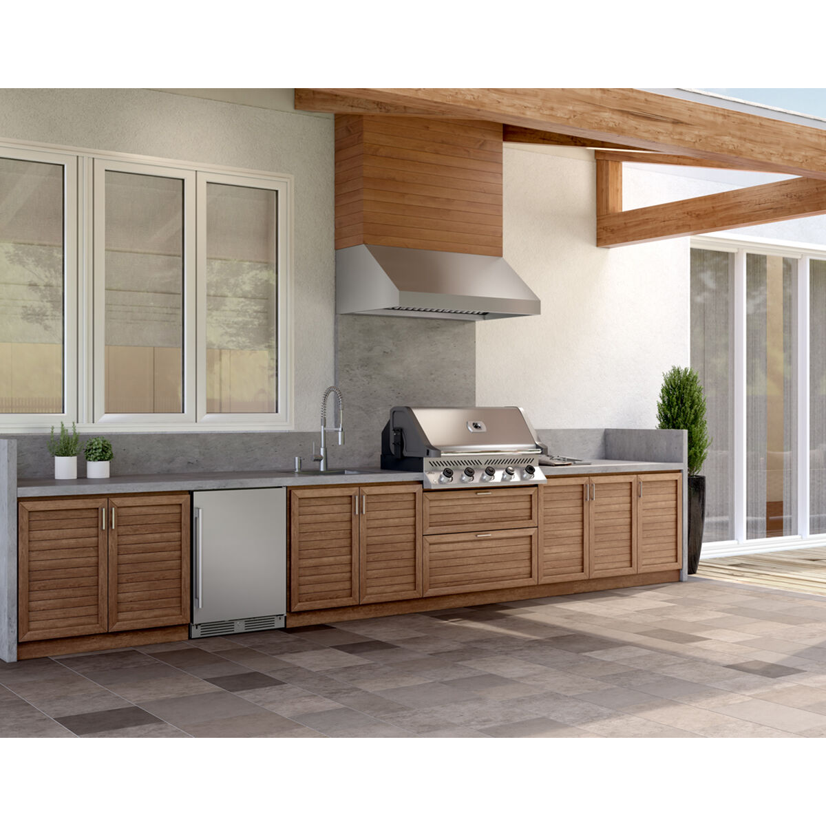 Zephyr Cypress Series 36 in. Ducted Canopy Pro Style Range Hood