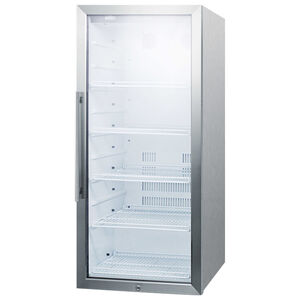 Summit Commercial 22 in. 9.0 cu. ft. Beverage Center with Adjustable Shelves & Digital Control - Stainless Steel, , hires