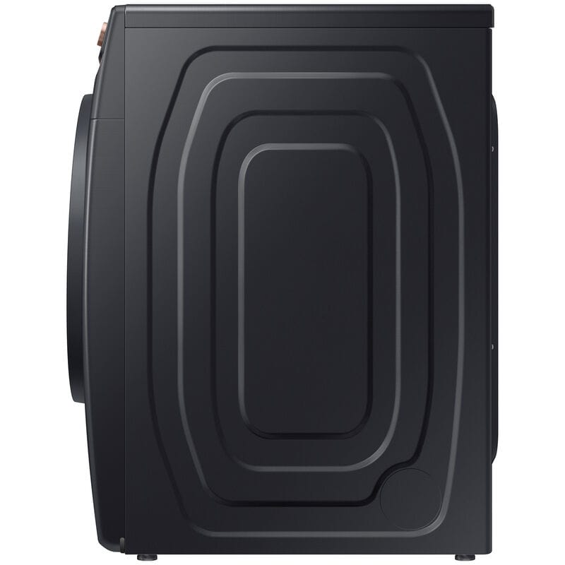 Samsung 27 in. 7.5 cu. ft. Smart Stackable Electric Dryer with Sanitize+, Steam Cycle & Sensor Dry - Brushed Black, Brushed Black, hires