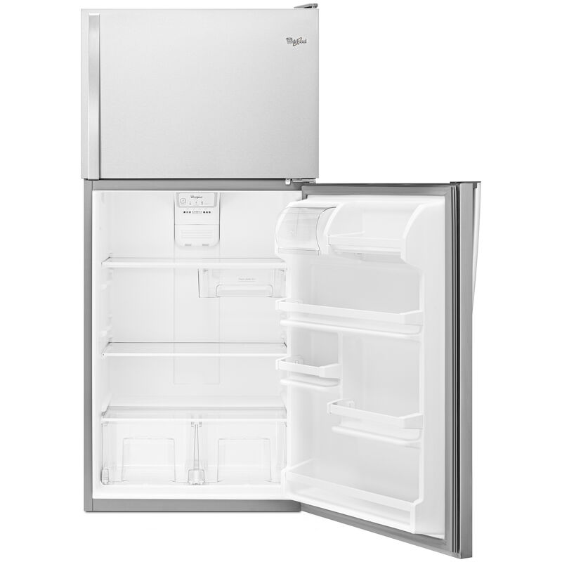Whirlpool 30 in. 18.2 cu. ft. Top Freezer Refrigerator - Stainless Steel, Stainless Steel, hires