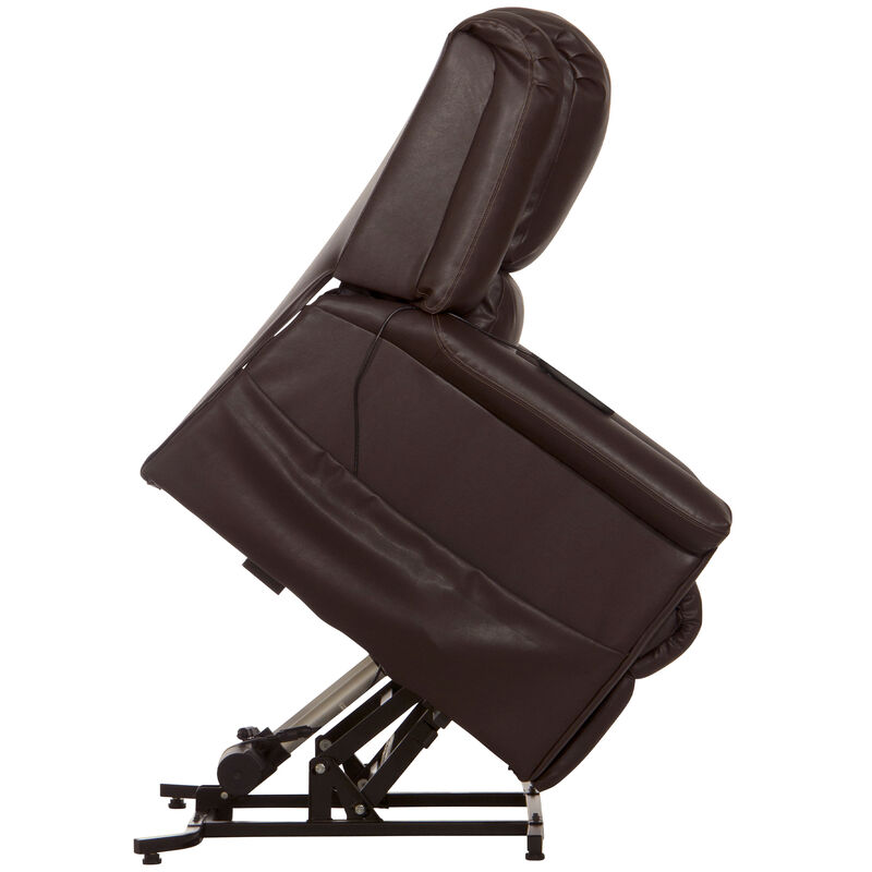 Catnapper Elsie Power Lift Lay Flat Recliner - Chocolate, , hires