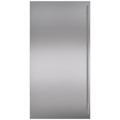 Sub-Zero Flush Inset Refrigerator Door Panel with Tubular Handle - Stainless Steel | 9038347