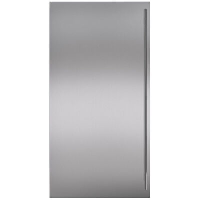 Sub-Zero Classic Series 36 in. Flush Inset Stainless Steel Door Panel with Tubular Handle | 9038347