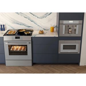 Thermador 30 in. 4.6 cu. ft. True European Convection Slide-In Electric Range with 4 Induction Burners - Stainless Steel, , hires