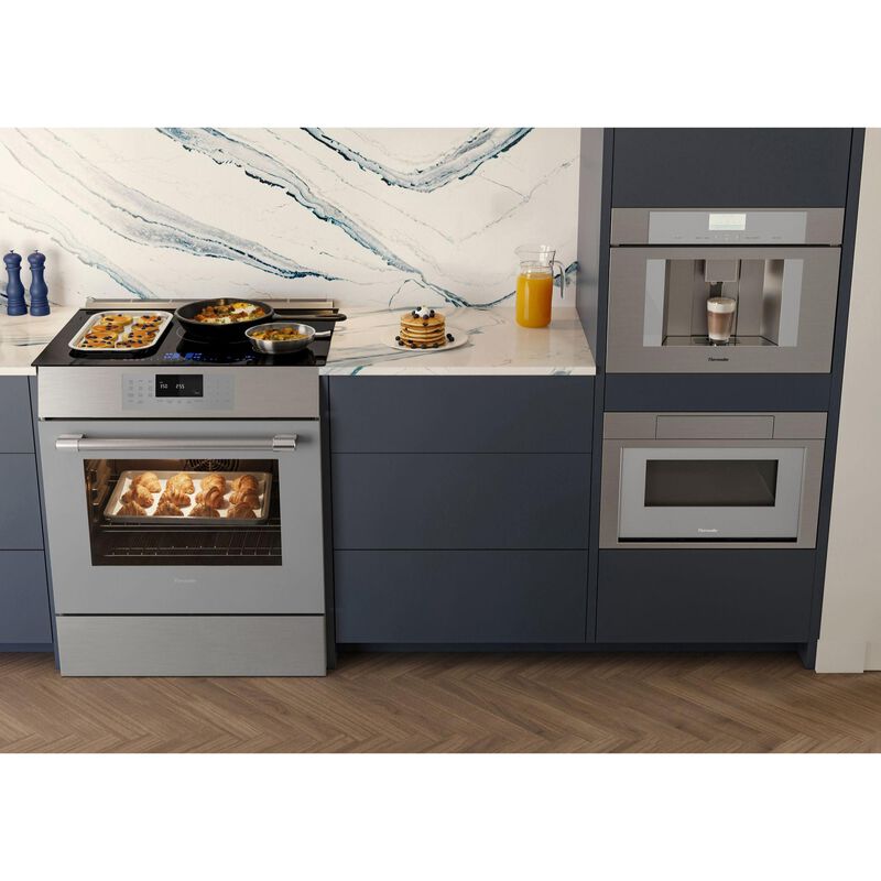 Thermador 30 in. 4.6 cu. ft. True European Convection Slide-In Electric Range with 4 Induction Burners - Stainless Steel, , hires