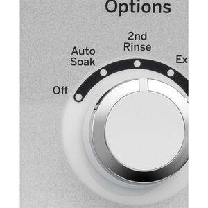 GE 27 in. 4.4 cu. ft. Top Load Washer - White on White with Silver Backsplash, , hires
