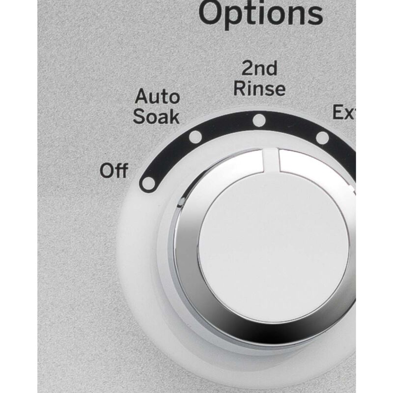 GE 27 in. 4.4 cu. ft. Top Load Washer - White on White with Silver Backsplash, , hires