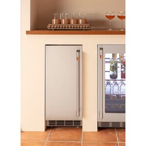 GE 15 in. Built-In Undercounter Smart Ice Maker with 26 lb. Ice Storage & Digital Control - Custom Panel Ready, , hires