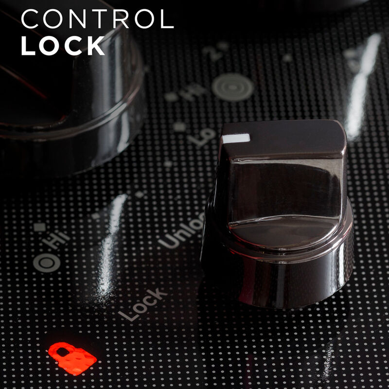 GE 30 in. 5-Burner Electric Cooktop with Simmer Burner & Power Burner - Stainless Steel, , hires