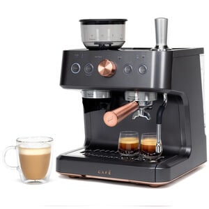 Cafe Bellissimo Semi-Automatic Espresso Machine + Frother - Matte Black, , hires