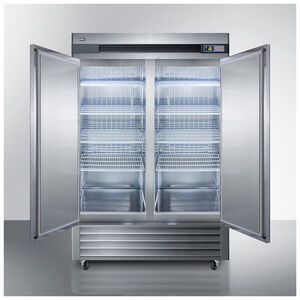Summit 55 in. 49.0 cu. ft. Commercial Reach-In Freezerless Refrigerator - Stainless Steel, , hires