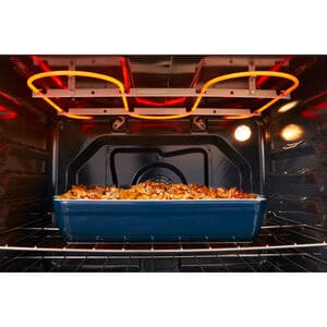 Maytag 30 in. 5.3 cu. ft. Smart Air Fry Standard Convection Electric Range with Radiant Burners, Grill & Griddle - Fingerprint Resistant Stainless, , hires