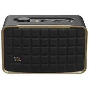 JBL Authentics 200 Smart Home Speaker with Wi-Fi, Bluetooth & Voice Assistants with Retro Design - Black, , hires