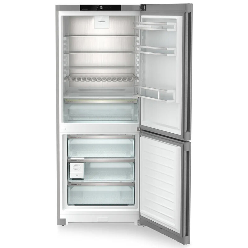 Liebherr Plus 30 in. 15 cu. ft. Smart Counter Depth Bottom Freezer Refrigerator - Silver, , hires