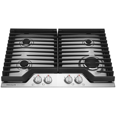 Frigidaire Gallery 30 in. Gas Cooktop with 4 Sealed Burners - Stainless Steel | GCCG3046AS
