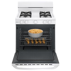 Hotpoint 30 in. 4.8 cu. ft. Gas Range with 4 Sealed Burners - White, , hires