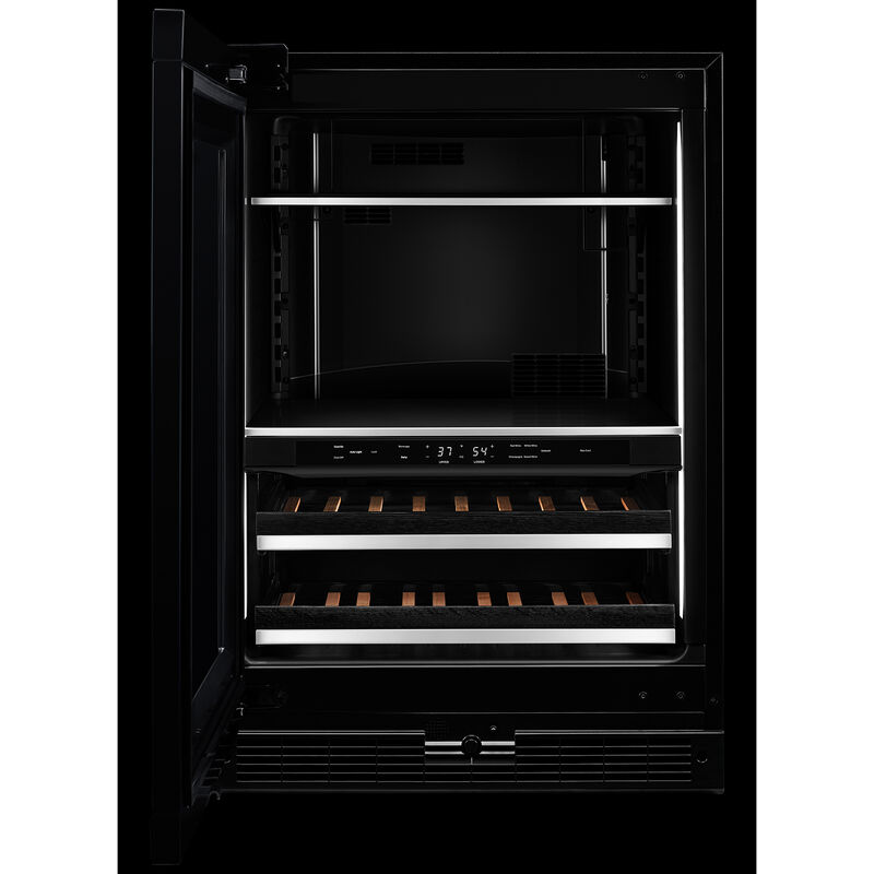JennAir 24 in. 5.0 cu. ft. Built-In Beverage Center with Fixed Shelves & Digital Control Right Hinged - Custom Panel Ready, , hires