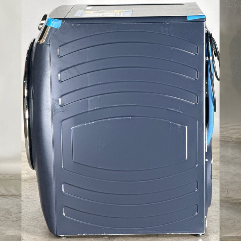 GE Profile 28 in. 5.3 cu. ft. Smart Stackable Front Load Energy Star Washer with UltraFresh Vent System+, Sanitize & Steam Cycle - Sapphire Blue (Open Box Good Condition), , hires