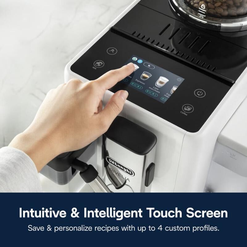 De'Longhi Rivelia Automatic Espresso Machine with Milk Frother and