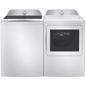 GE Profile 27 in. 7.4 cu. ft. Smart Electric Dryer with Aluminized Alloy Drum, Sanitize Cycle & Sensor Dry - White, White, hires