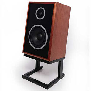 KLH Model Three Bookshelf Speaker - Mahogany, Mahogany, hires