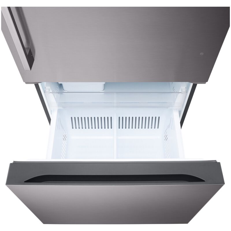 LG 33 in. 25.5 cu. ft. Smart Bottom Freezer Refrigerator with Ice Maker - Black Stainless Steel, , hires