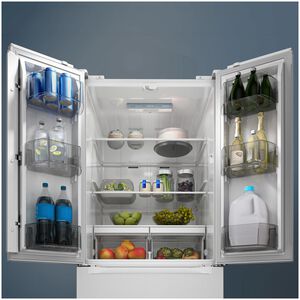 Midea 30 in. 18.4 cu. ft. French Door Refrigerator - White, White, hires
