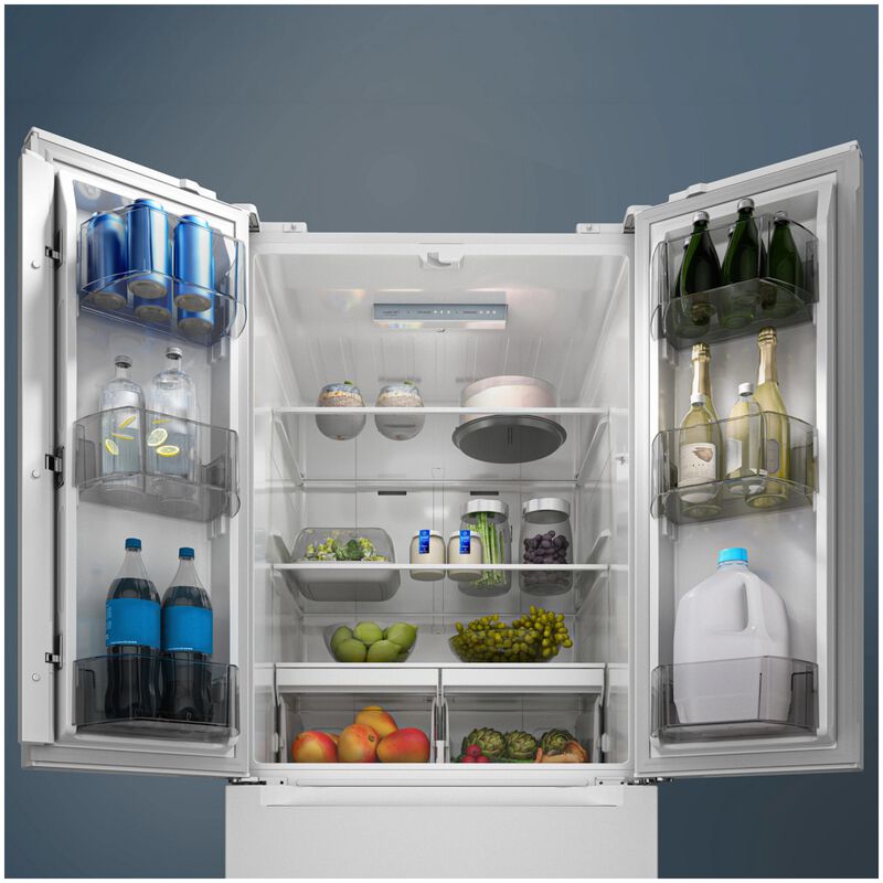 Midea 30 in. 18.4 cu. ft. French Door Refrigerator - White, White, hires