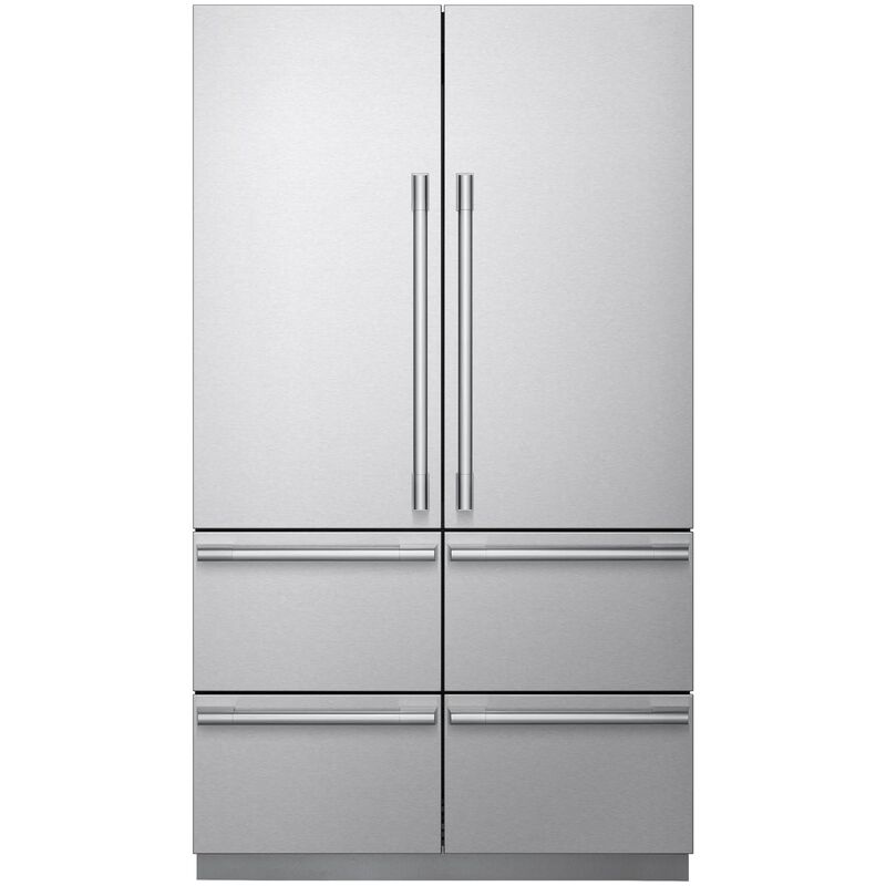 SKS 48 in. 26.0 cu. ft. Built-In Smart Counter Depth 6-Door French Door Refrigerator with Internal Water Dispenser - Stainless Steel, , hires