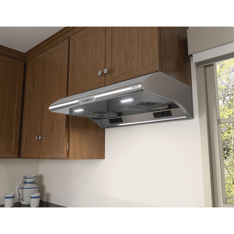 Zephyr 36 in. Ducted Standard Style Range Hood with 850 CFM, 6 Fan Speeds & 2 LED Lights - Stainless Steel, , hires