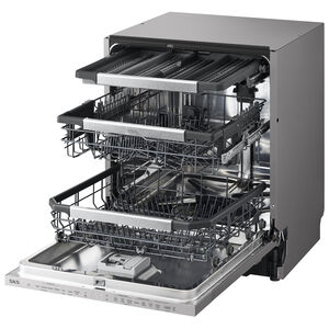 SKS 24 in. Top Control Flush-Mount Smart Dishwasher with 44 dBa Sound Level & 3rd-Rack - Custom Panel Ready, , hires