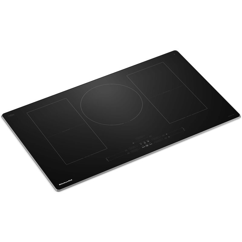 KitchenAid 36 in. 5-Burner Smart Induction Cooktop with Simmer Burner & Power Burner - Stainless Steel, , hires