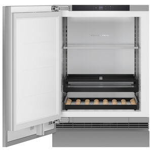 Fisher & Paykel Series 9 24 in. Built-In 4.6 cu. ft. Smart Compact Beverage Center with Adjustable Shelves & Digital Control - Custom Panel Ready, , hires