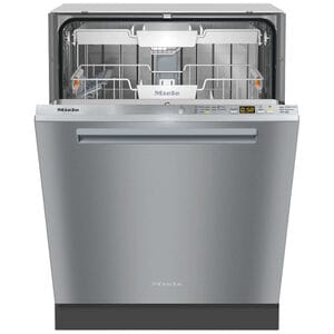 Miele 24 in. Top Control Dishwasher with 44 dBa Sound Level, 3rd-Rack & Pocket - Stainless Steel, , hires
