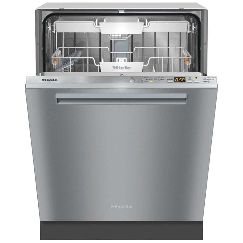 Miele 24 in. Top Control Dishwasher with 44 dBa Sound Level, 3rd-Rack & Pocket - Stainless Steel, , hires