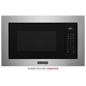 Frigidaire Professional 24 in. 2.2 cu. ft. 1100W Built-In Microwave with Sensor Cooking - Stainless Steel, , hires