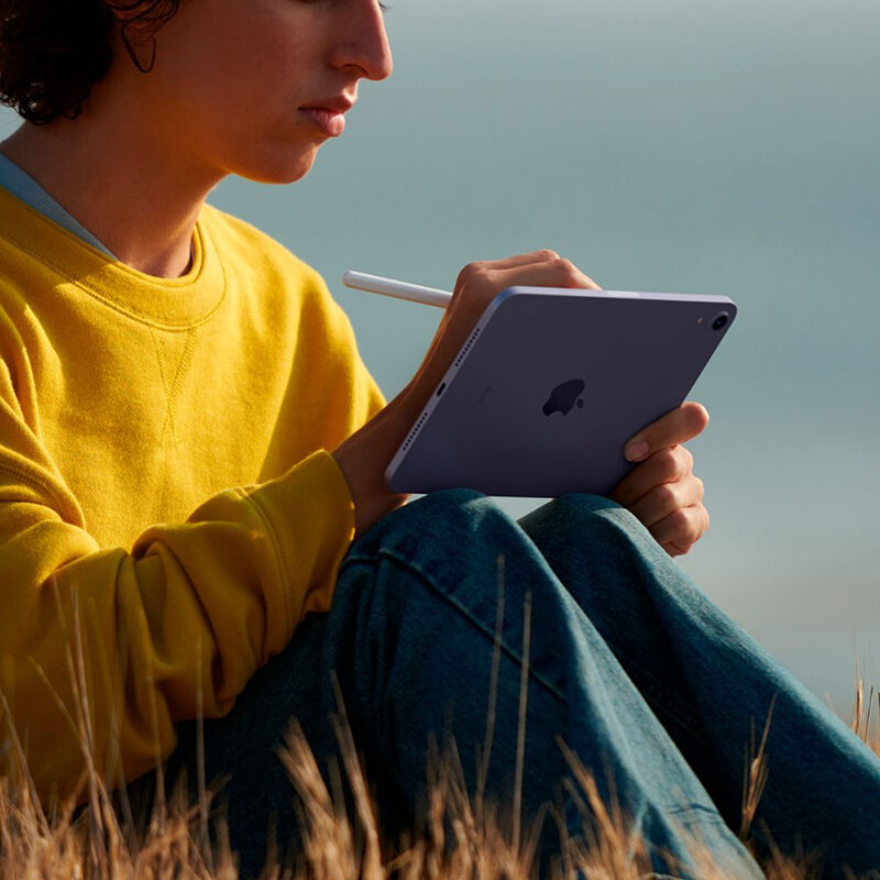 Apple 8.3" iPad mini 6th Gen, 64GB, Wi-Fi Only, Purple, Purple, hires