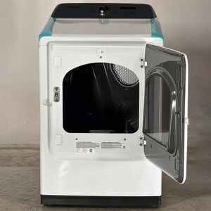 Samsung 27 in. 7.4 cu. ft. Front Loading Electric Dryer with 12 Dryer Programs, 10 Dry Options, Sanitize Cycle, Wrinkle Care & Sensor Dry - White (Open Box Excellent Condition), , hires