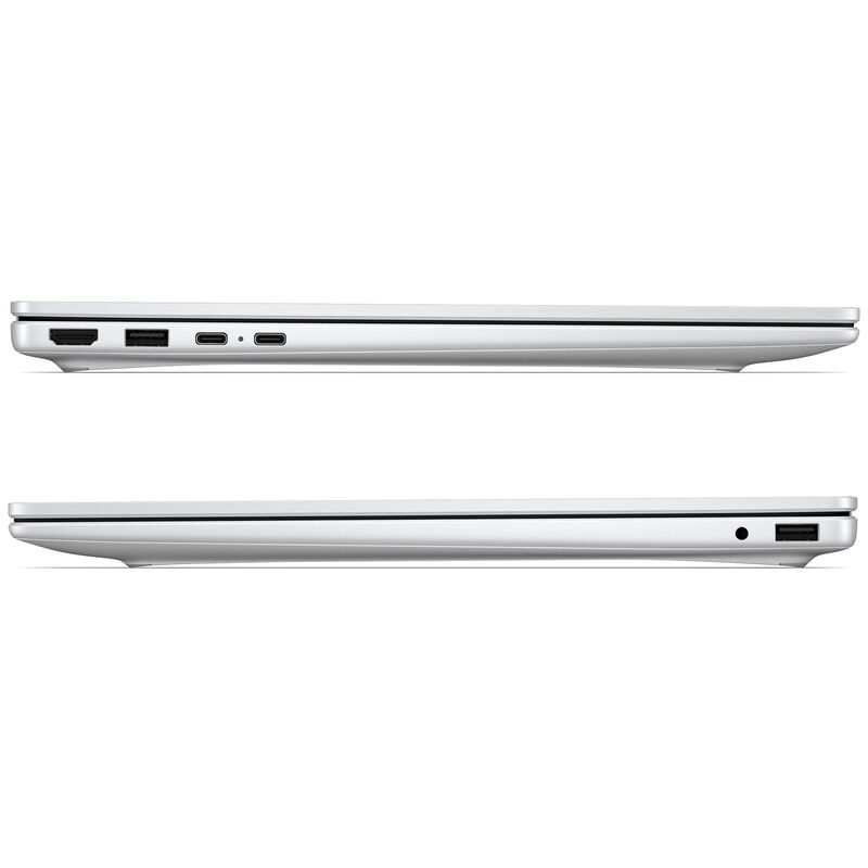 HP OmniBook 3 16 in. Touch Screen Notebook with Copilot, Intel Core Ultra 7 255U, 12-Core CPU, Intel GPU, 16 GB RAM, 512 GB SSD, up to 10.5 Hrs. of Battery Life & Windows 11 Home - Glacier Silver, , hires