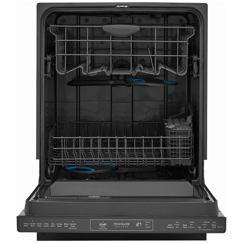 Frigidaire Gallery 24 in. Built-In Dishwasher with Top Control, 49 dBA Sound Level, 14 Place Settings & 8 Wash Cycles - Stainless Steel, Stainless Steel, hires