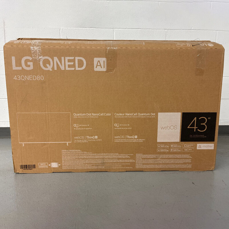 LG - 43" Class QNED80T Series QNED 4K UHD Smart webOS TV (Open Box Good Condition), , hires