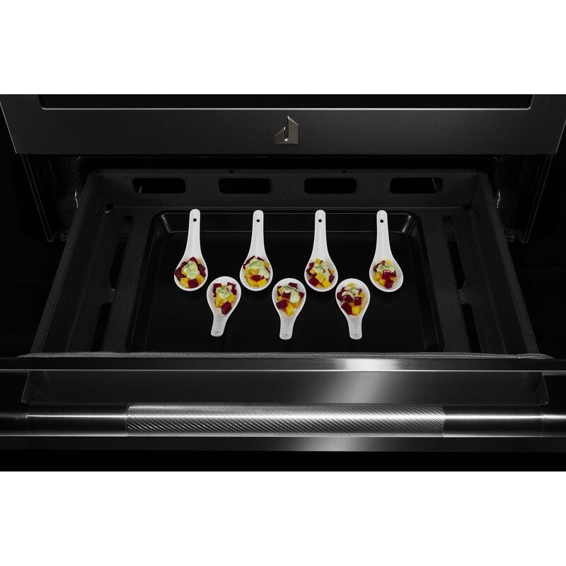 JennAir 30 in. 6.8 cu. ft. Air Fry True European Convection Slide-In Electric Range with Radiant Burners - Stainless Steel, , hires
