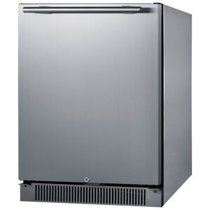 Summit 24 in. 4.6 cu. ft. Outdoor Mini Fridge - Stainless Steel, , hires