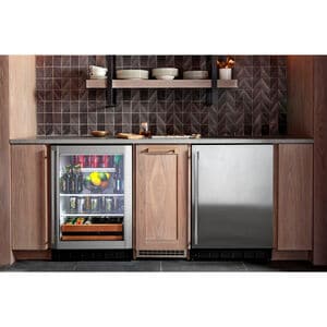 Monogram 24 in. 4.3 cu. ft. Undercounter Refrigerator - Stainless Steel, , hires